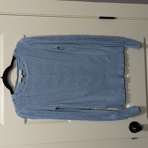 Ann Taylor Loft Sky Blue Knit Sweater